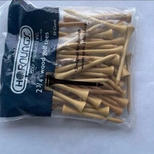 50 Count 2 3/4 Hornung's Wood Golf Tees
